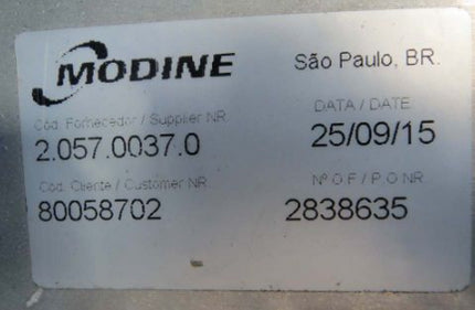 Modine Manitowoc Radiator Crane Industrial 80058702 2.057.0037.0