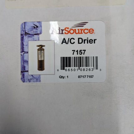 10" Steel A/C Receiver Drier for Multi Fit Applications 2.75" Diameter  MEI/Air Source7157