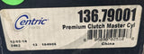 Centric 136.79001 Premium Master Cylinder Clutch Bore Size 1 1/16" 27mm