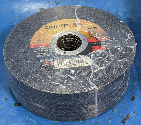 3M Cubitron II Ceramic Aluminum Oxide 86929 Cut-Off Wheel 4 1/2