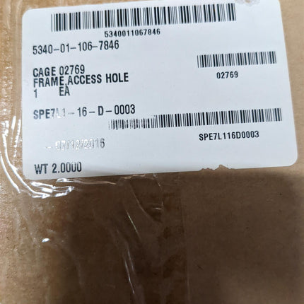 Access Hole Frame 5340011067846 12307297-1 011067846 Military Vehicle