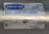 Fabco Air GND-SA050-075D-M Single Rod Double Acting Pneumatic Cylinder Actuator