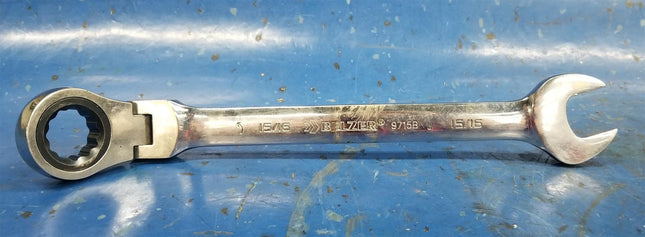 USED BELZER 15/16" Torque Combination Wrench with Swivel Head - getexcess