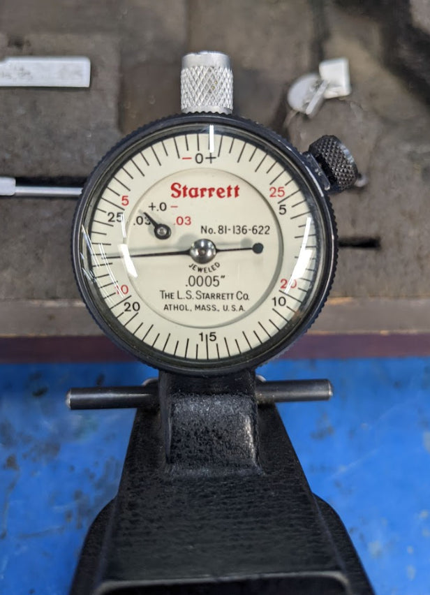 USED Dial Indicator Groove Gage Case Bore Machinist Inspection STARRETT ...