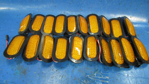 6.5" Oval Amber LED Marker Lights (20)  Stop Tail Turn Truck Trailer 20 pcs