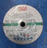 3M 01988 Aluminum Oxide General Purpose Cut-Off Wheel 1988 3" x 1/16" x 3/8" BOX OF (50)