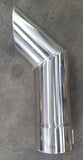 Dinex Exhaust Kit Chrome Muffler 55” x 16” Shield Flex Pipe Extension Grove 03317669