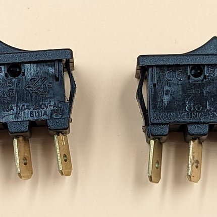 LOT of (10) Arcoelectric 8601VB Miniature Rocker Switch Momentary (ON) OFF SPST 16A 250V-AC