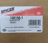 Ring & Pinion Kit with Installation Kit Spicer 708150-1
