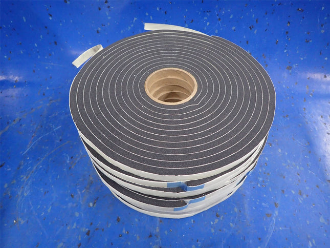 LOT OF (10) 25' Rolls of 3/8" x 5/8" x 25' Foam Tape 01530229 - getexcess