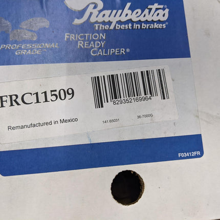 Remanufactured Professional Grade Semi-Loaded Disc Brake Caliper Raybestos FRC11509