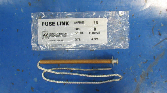 Cooper Power Systems FL1D105 Fuse Link D 1.5A Very Slow Speed 23