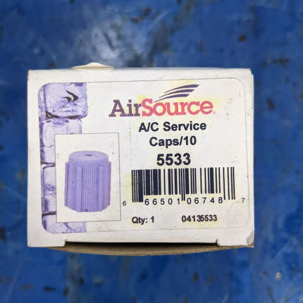 Lot of 10 A/C Service Caps 5533