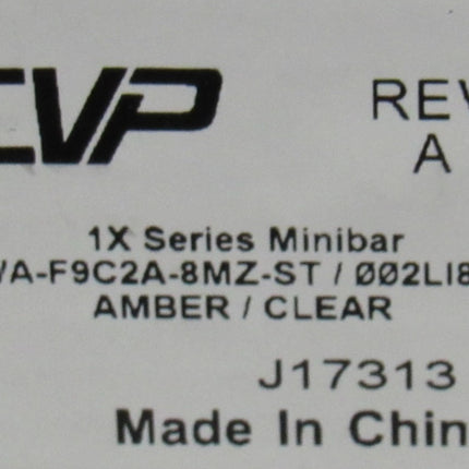 15" x 8.5” Octagon Mini LED Light Bar Amber Rooftop Emergency Strobe Beacon Truck