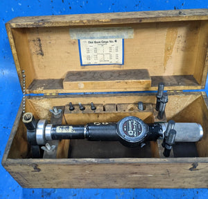 USED Standard Dial Bore Gage No. 6 6" - 12.12" .0001" with Wooden Case