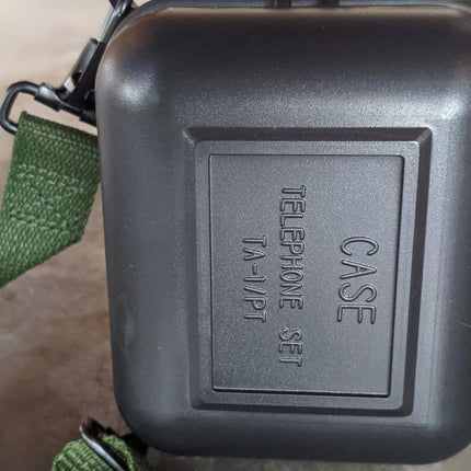 TA-1/PT Field Telephone Case VIntage Military NOS NSN 5805-00-543-1881