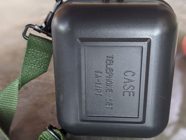 TA-1/PT Field Telephone Case VIntage Military NOS NSN 5805-00-543-1881