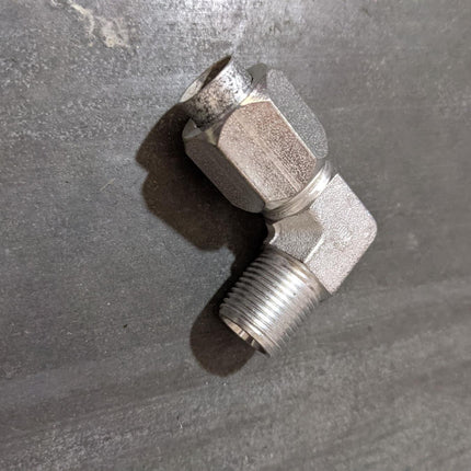 90 Elbow Fitting Pipe to Tube Hydraulic Hose Adapter MS51504A8 2024-6-8S 3/8-18 3/4-16