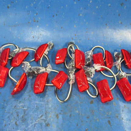 2.5" Rectangle Red  LED Trailer Marker Lights Stop Tail Turn Rear Park 20 pcs
