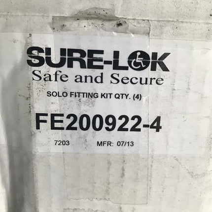 Set of (4) Floor Anchor Kit Wheelchair Straps Sure-Lok FE200922-4 - getexcess