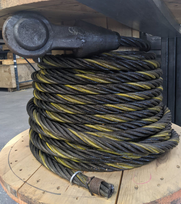 1” Wire Rope Reel Single Leg Terminal Yoke End Open Spelter Socket 1308010-U 4010012815201