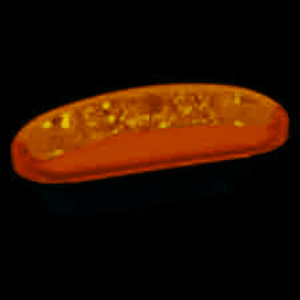 RoadPro RP6064ASMD LED 6.5 x 2.25 Oval Diamond Lens Sealed Light Amber - getexcess