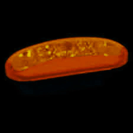 RoadPro RP6064ASMD LED 6.5 x 2.25 Oval Diamond Lens Sealed Light Amber - getexcess