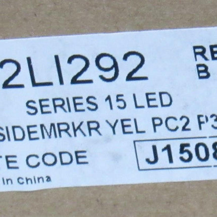 2.5" Rectangle Amber  LED Trailer Marker Lights Stop Tail Turn Rear Park