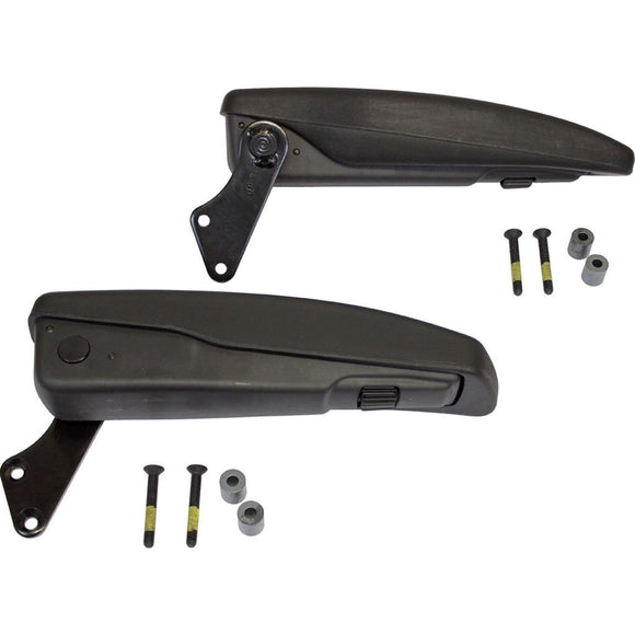 KAB Uni Pro KM Black Seat Armrest Kit 186040 8144 for Tractor and Construction Seats