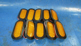 6.5" Oval Amber LED Marker Lights (10)  Stop Tail Turn Truck Trailer 10 pcs