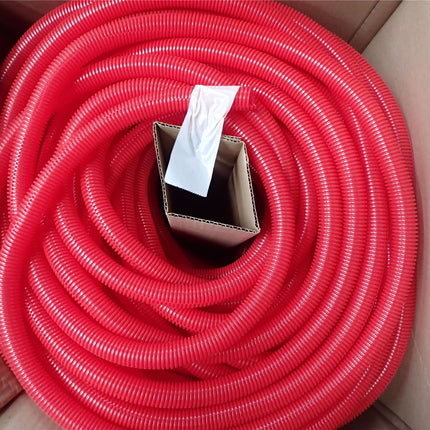Corrugated Split WIre Loom Tubing 3/4" X 550' Red Drossbach 034PERSX0000XZS