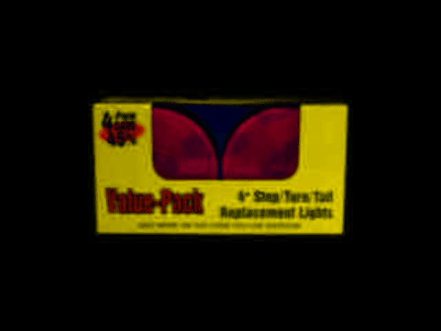 Roadpro RP-4064R4P 4" Round Sealed Light with 3-Prong Connector 4 Pack - getexcess