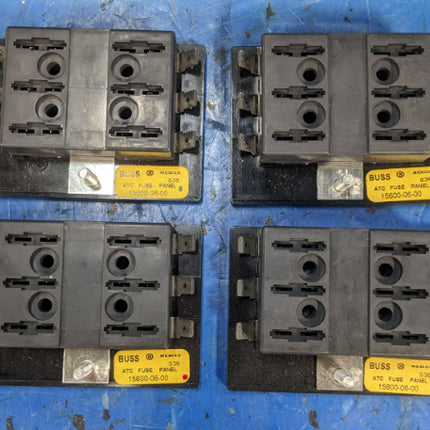 Bussmann ATC Fuse Holder Block Panel BP 15600-06-00 Camper Bus RV Trailer Truck 4 pcs