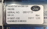 Genuine Ford Motorcraft Power Window Motor RH Rear Seat 00-06 Lincoln LS