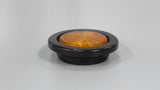 2.5" Round Amber LED Trailer Marker Lights Stop Tail Turn Rear Park 2 Pin