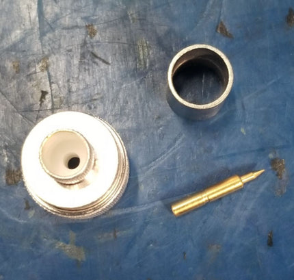 (10) PCS - N-Type Series RF Coaxial Connector Crimp Plug for RG-213/U M39012/01-0017