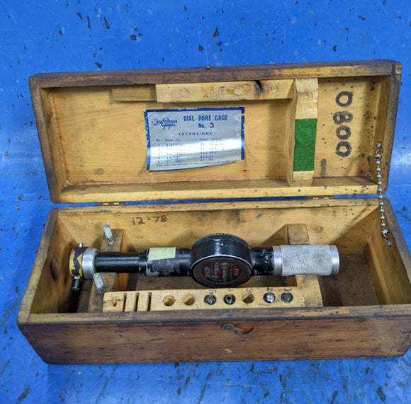 USED Standard Dial Bore Gage No. 3 1-1/2
