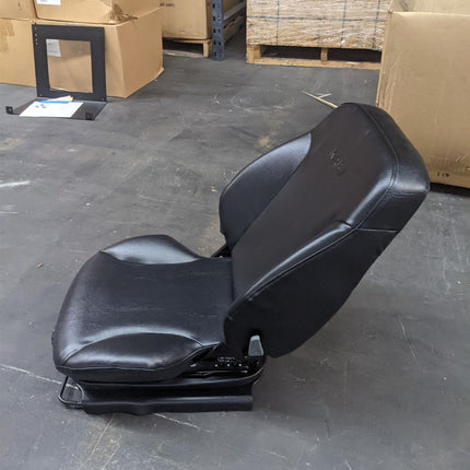 KAB Sentinel Wide Mounting Off Road Equipment Seat Mechanical Suspension Mid Back Black Vinyl