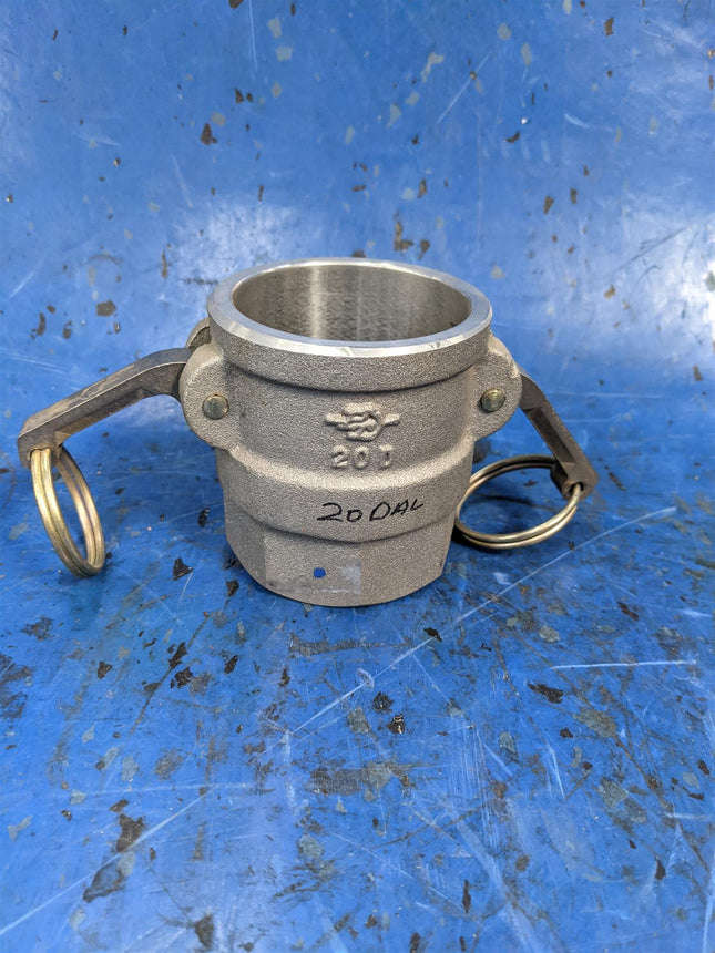 2" Aluminum Coupler X Female Threads Part D PT 20DAL