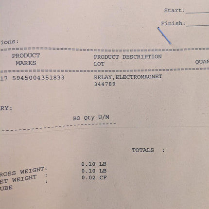 Electromagnetic Relay 5945004351833 M5757/23-003 B07D634BC20051 2T-29113 3071206
