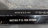 USED M110 X 2 6H Thread Plug Gauge NOTGO P.D. 108.951MM Inspection Tooling