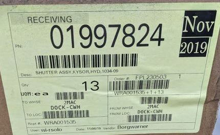 Borg Warner Fan Shutter Engine Cooling Louver Assy BlueBird Bus 1034-0944-01 01997824