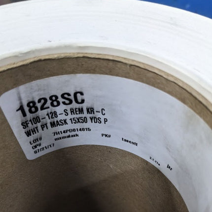 Avery Dennison SF 100 White Paint Mask Stencil Film 1828SC 15” x 50 Yards