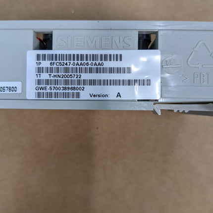 Siemens 6FC5 247-0AA06-0AA0 Battery Plug-in Unit with Battery & Fan