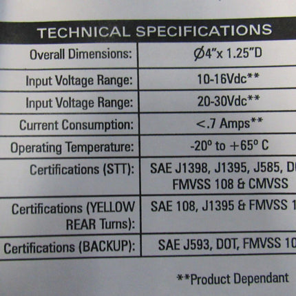 4" Round Red LED Lights (20)  Stop Tail Turn Marker Truck Trailer 20 pcs