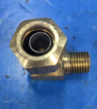 Male Elbow 90 Deg 1/2” x 1/4-18 Air Brake DOT Compression Tube Fitting 1469X8X4 269NTA84