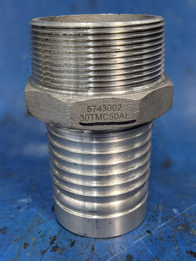 Male NPT Casting with Octagon 3" Aluminum 5743002 30TMC50AL