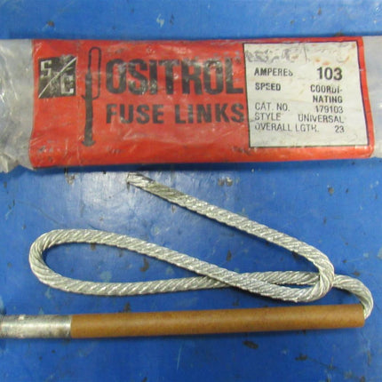 S&C 179103 Fuse Link Type   Universal 23" 103A