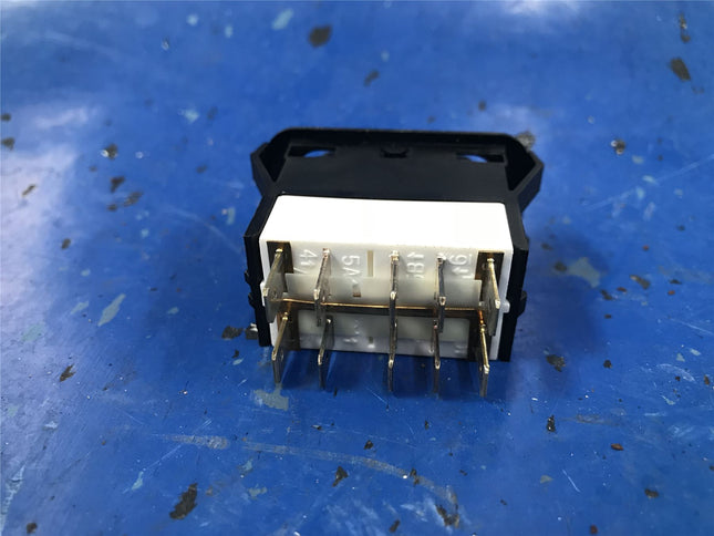 LOT OF (4) Rocker Switch w/ Green Light Blue Bird 0088349 - getexcess