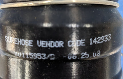 Turbocharger Intercooler Hose SIlicone 3” x 6” Straight Ring Retained 00115953 Gates 26200